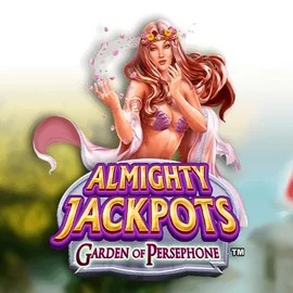 Almighty Jackpots: Garden of Persephone logo by Novomatic at Lizaro Casino