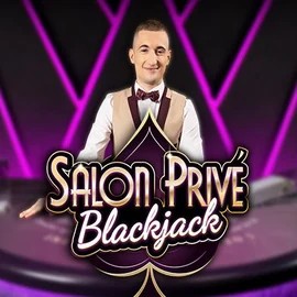 Blackjack Salon Privé slot logo by Ezugi at Lizaro Casino