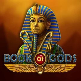 Book of Gods logo by BF Games at Lizaro Casino