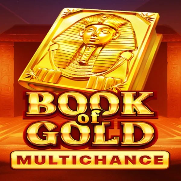 Book of Gold Multichance game by Playson – logo hosted on Lizaro Casino