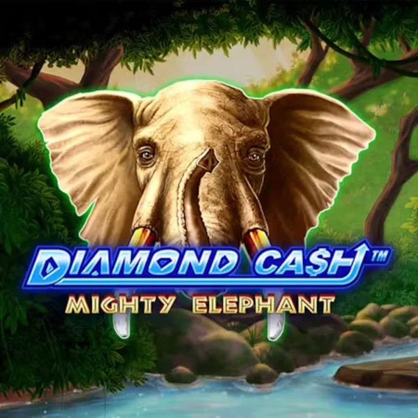 Diamond Cash Mighty Elephant casino game by Greentube – featured logo at Lizaro Casino