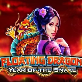 Floating Dragon Year of the Snake online game logo by Pragmatic Play on lizar.gr